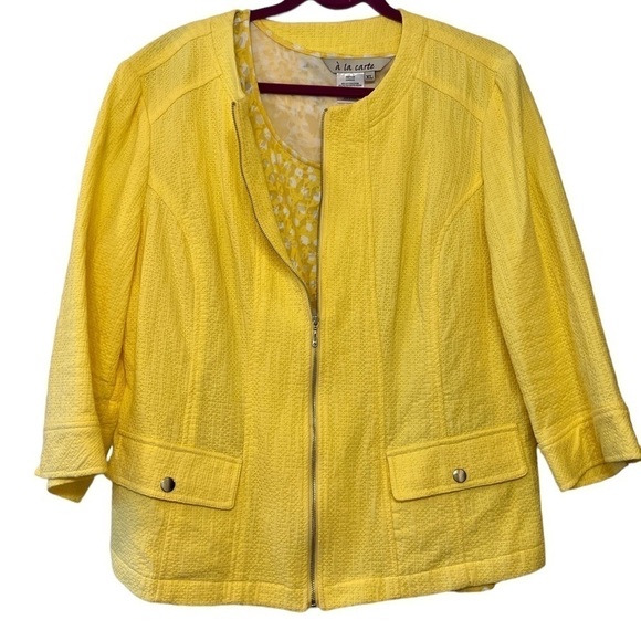 À la cart jacket with matching tank XL - Picture 1 of 13